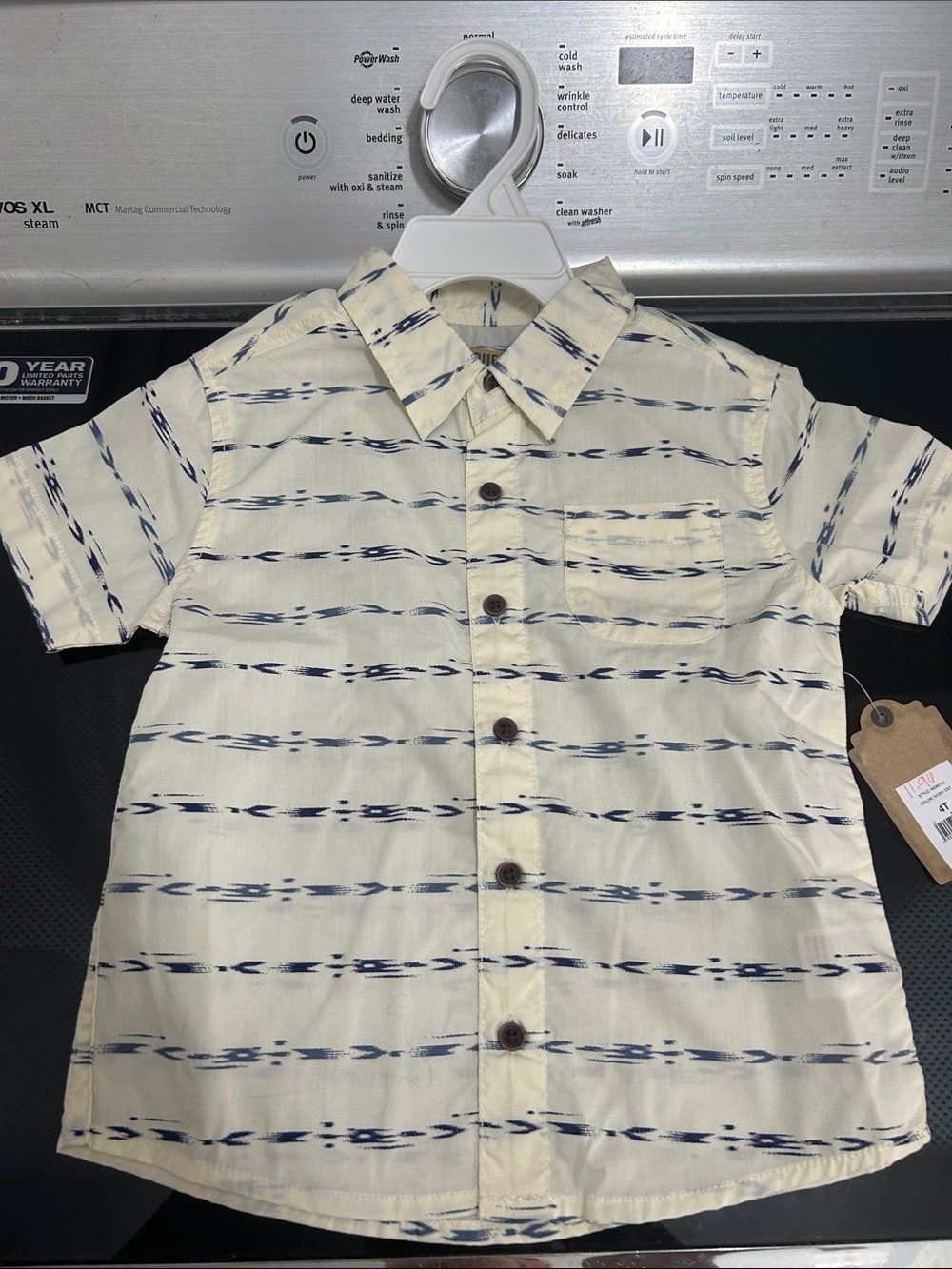 Boys size 4t button down shirt top casual dress new nwt